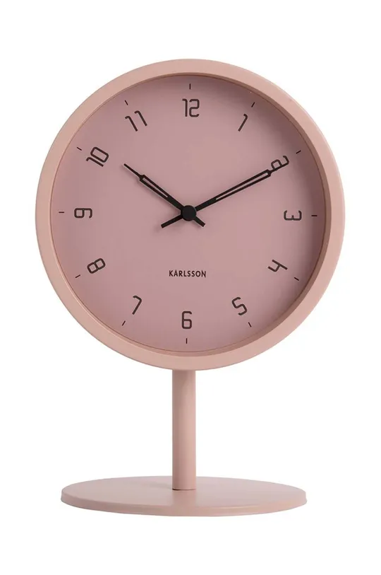 różowy Karlsson zegar stołowy Unisex