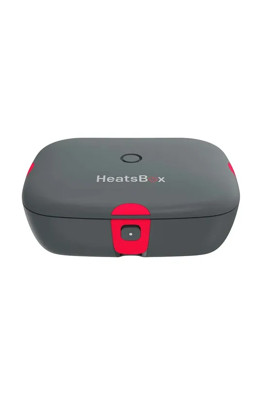 szary HeatsBox lunchbox z funkcją podgrzewania HeatsBox GO Unisex