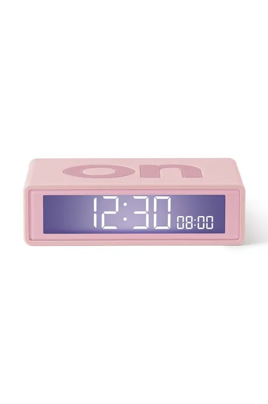 рожевий Радіокерований будильник Lexon Flip+ Travel Unisex