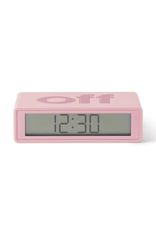 Радиоуправляемый будильник Lexon Flip+ Travel розовый