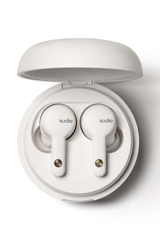biały Sudio słuchawki bezprzewodowe A2 White Unisex