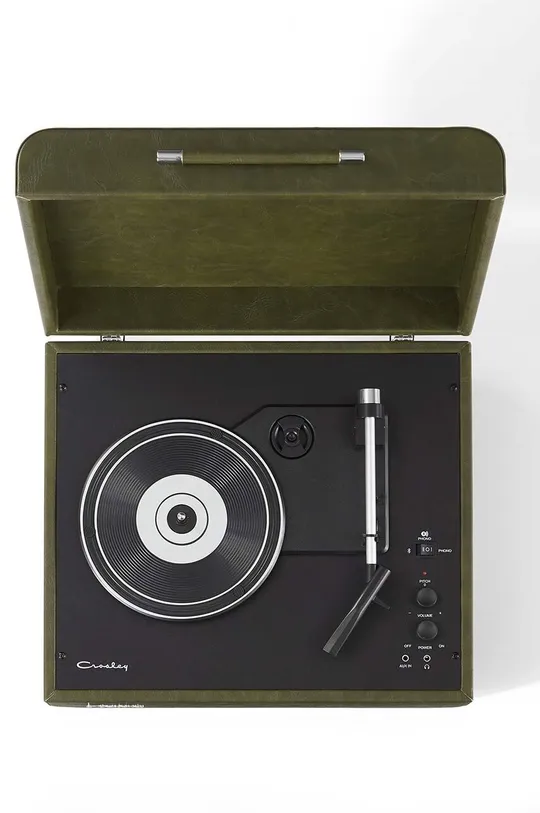 Crosley gramofon walizkowy Mercury : Metal, PVC, Winyl, Płyta MDF