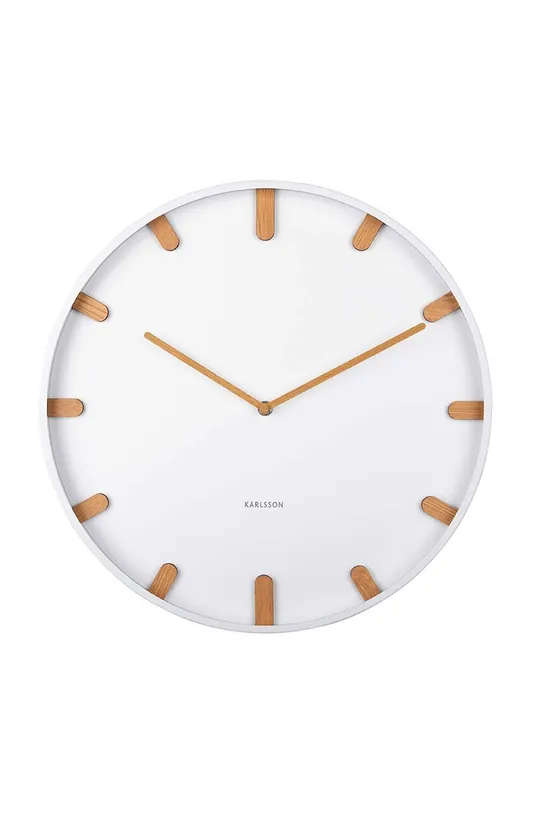 білий Настінний годинник Karlsson Unisex