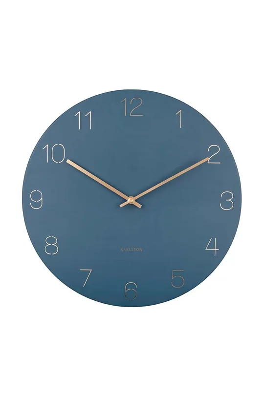 блакитний Настінний годинник Karlsson Charm Unisex