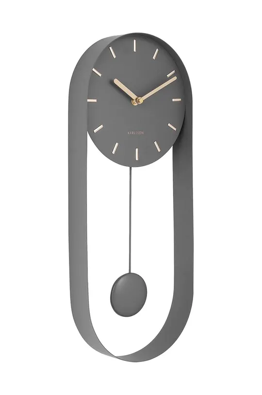 Ρολόι εκκρεμές Karlsson Pendulum Charm γκρί