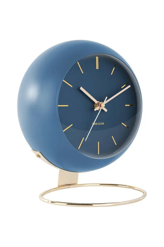 Stolové hodiny Karlsson Globe modrá