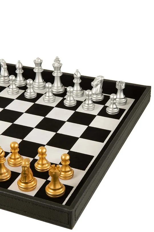 J-Line szachy Box Card and Chess : Tworzywo sztuczne, Drewno