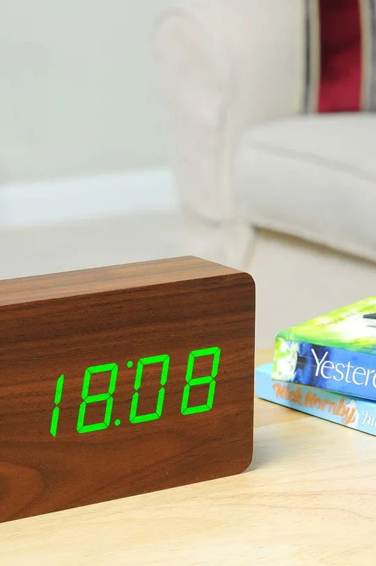 Gingko Design zegar stołowy Brick Click Clock Unisex