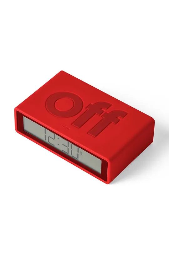 красный Радиоуправляемый будильник Lexon Flip+