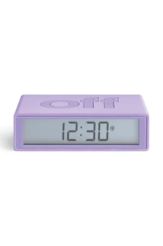 Радиоуправляемый будильник Lexon Flip+ фиолетовой