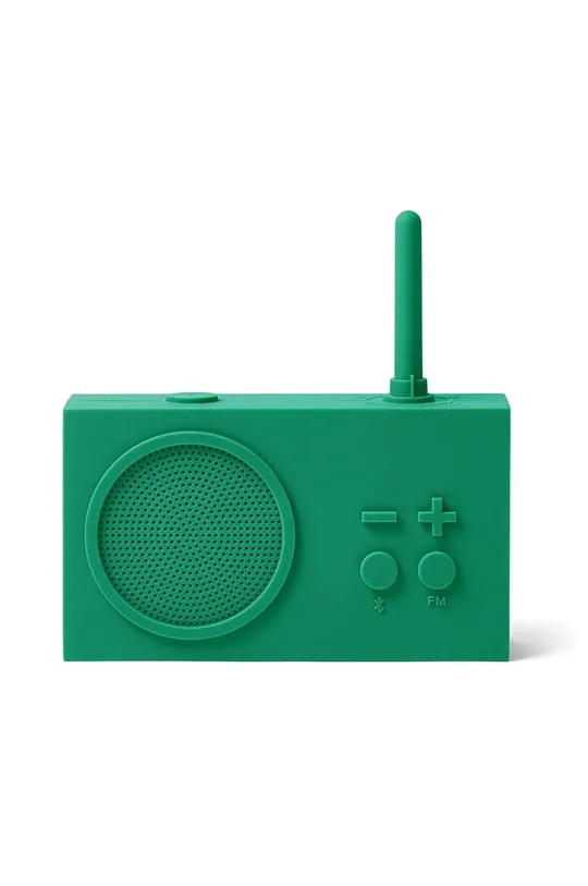 zelená Bluetooth rádio Lexon Tykho 3 Unisex