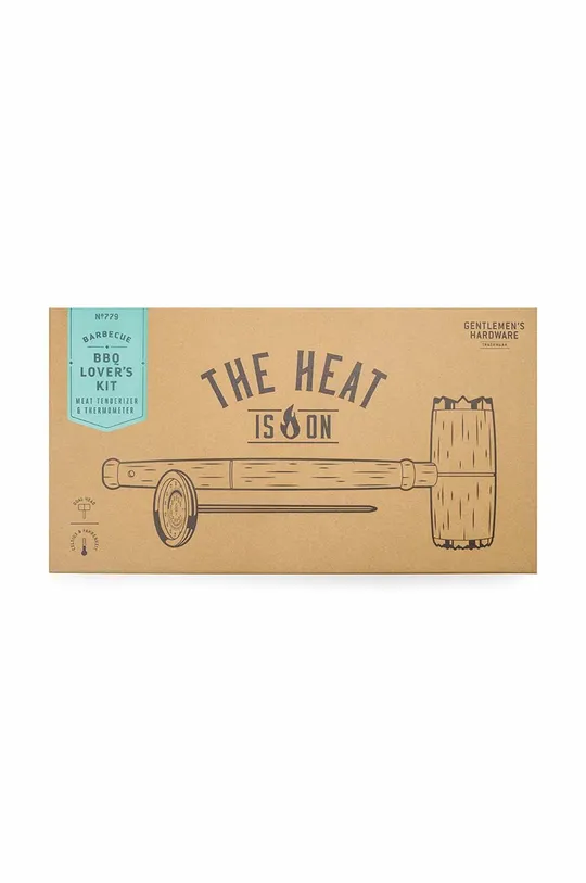 marrone Gentlemen's Hardware set di untesili per barbecue BBQ Lovers Kit pacco da 2 Unisex