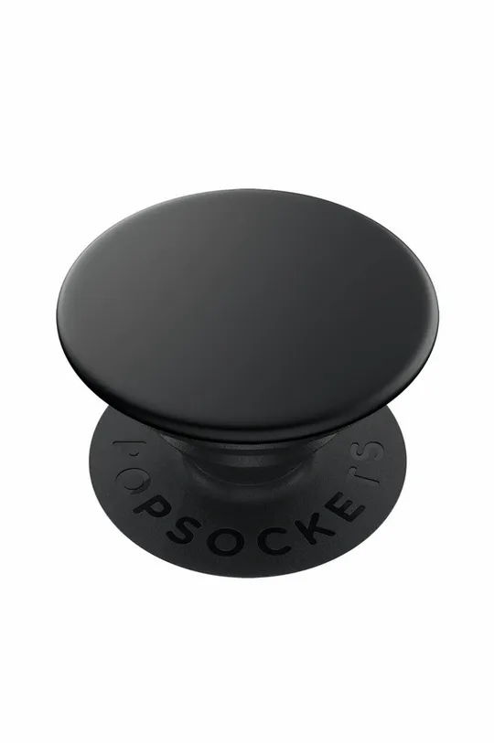 чёрный Держатель и подставка для телефона Popsockets Aluminum Black Unisex