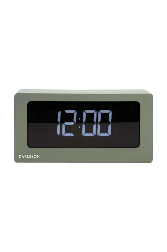 зелений Настінний годинник Karlsson Boxed LED Unisex