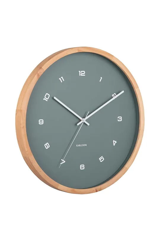 Настенные часы Karlsson Modesta зелёный