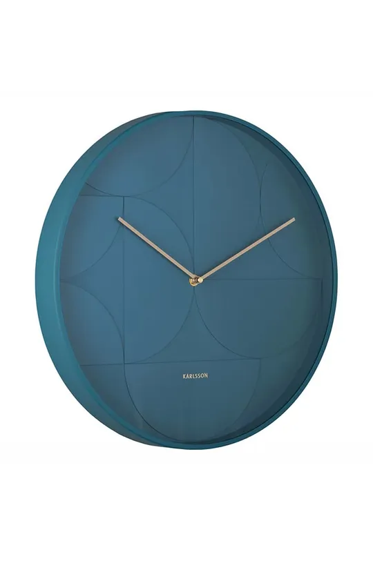Karlsson orologio da parete Echelon Circular blu