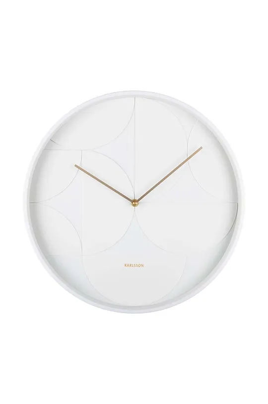 білий Настінний годинник Karlsson Echelon Circular Unisex