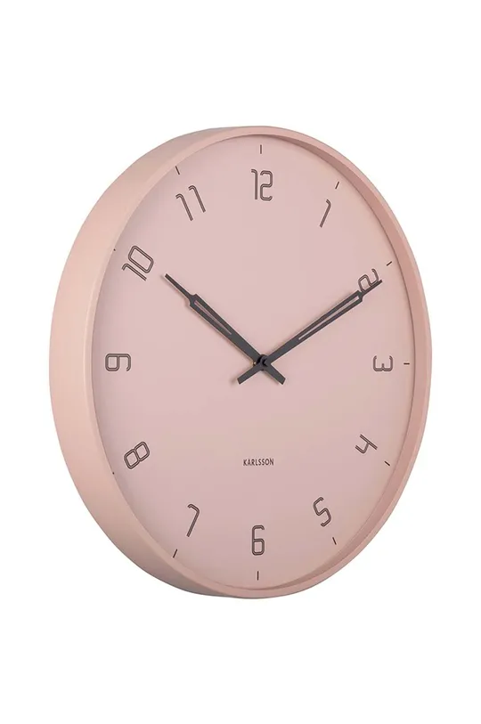 Настінний годинник Karlsson Stark рожевий