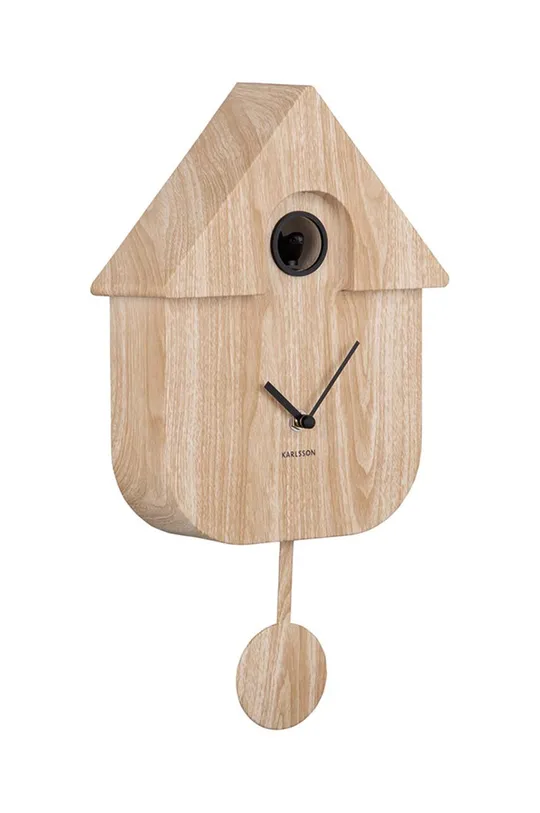 Часы с кукушкой Karlsson Modern Cuckoo коричневый
