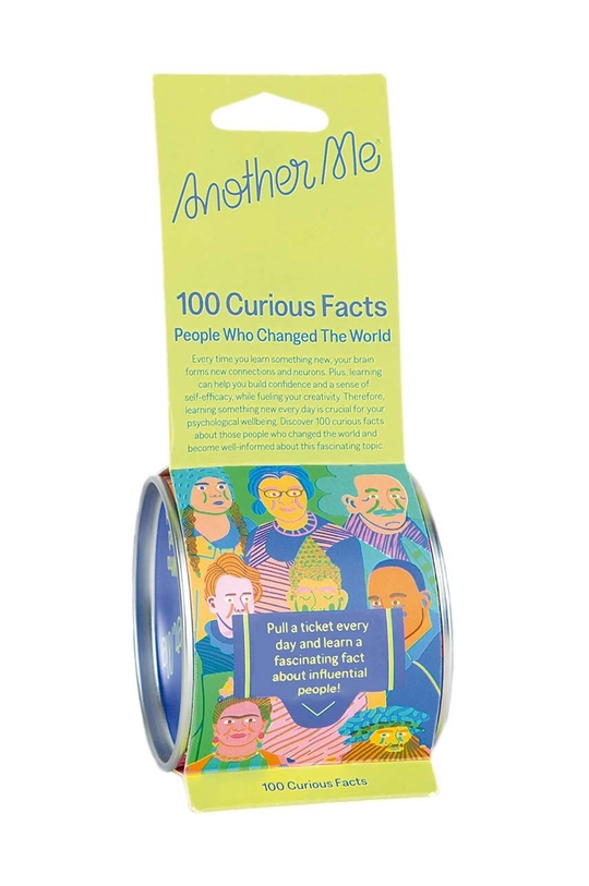 multicolore Another Me set post it 100 Curious Facts, People who changed the world, English Unisex