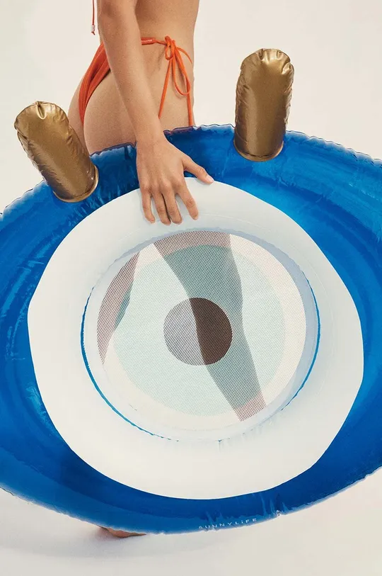 multicolor SunnyLife koło do pływania Greek Eye Blue
