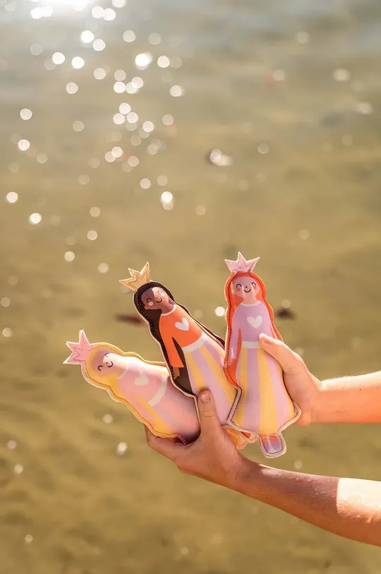 Набір дитячих іграшок для купання SunnyLife Princess Swan Multi 3-pack : Поліестер, Неопрен, пісок