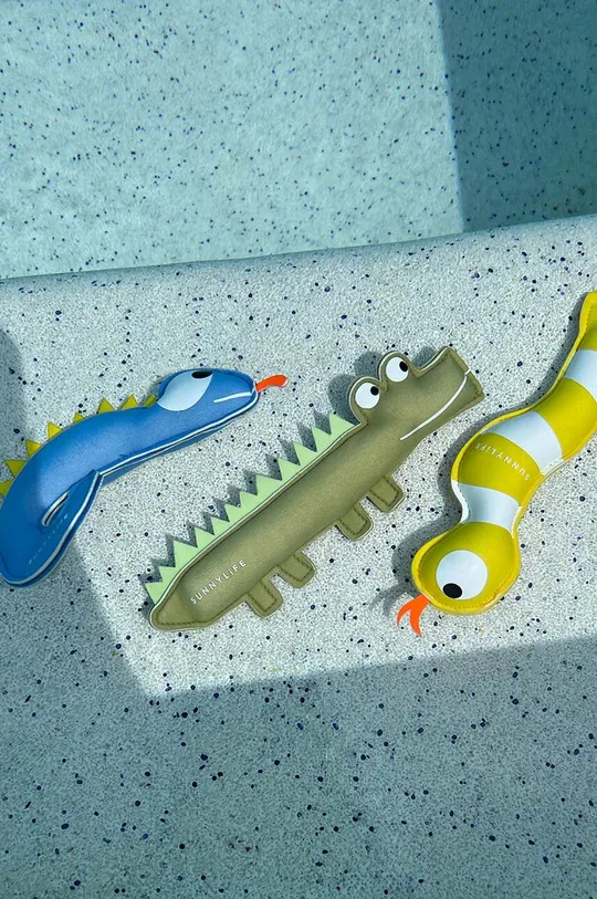 Sada hračiek na plávanie pre deti SunnyLife Into the Wild Multi 3-pak : Neoprén, piesok