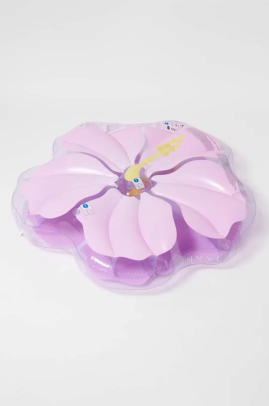 SunnyLife materac dmuchany do pływania Lie-On Float Hibiscus Pastel multicolor