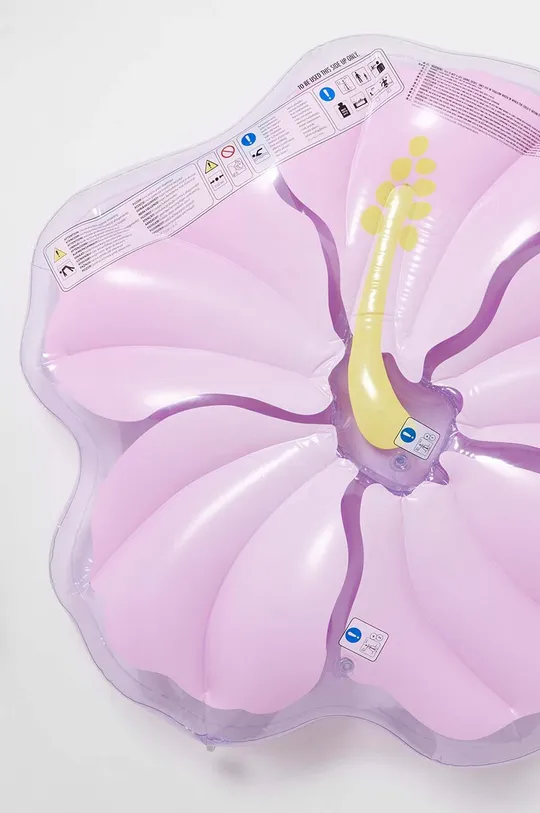 Στρώμα αέρα για κολύμπι SunnyLife Lie-On Float Hibiscus Pastel : PVC
