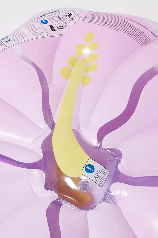 többszínű SunnyLife felfújható matrac úszáshoz Lie-On Float Hibiscus Pastel