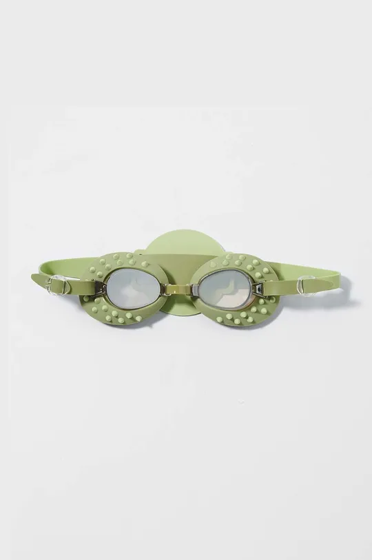 zielony SunnyLife okulary pływackie dziecięce Cookie the Croc Khaki Unisex