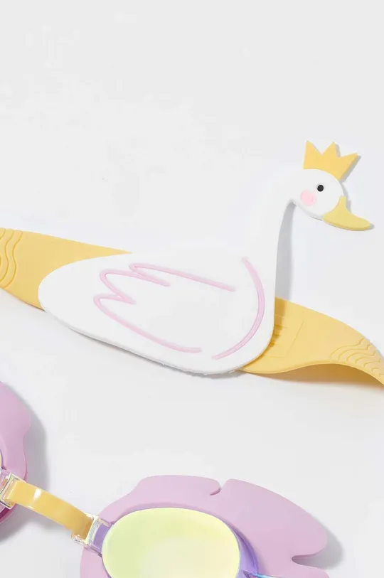 SunnyLife okulary pływackie dziecięce Princess Swan Multi : Silikon, Tworzywo sztuczne
