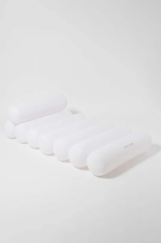 fehér SunnyLife felfújható matrac úszáshoz Le Weekend White Uniszex