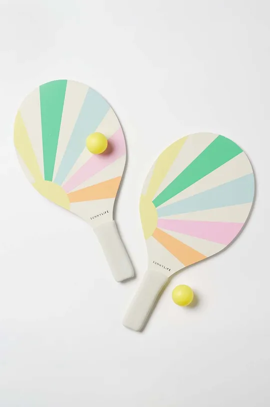барвистий Ракетки та м'ячики для пляжного тенісу SunnyLife Gelato Unisex