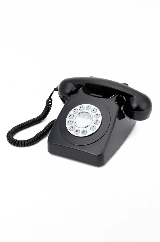 czarny GPO telefon stacjonarny 746 Unisex