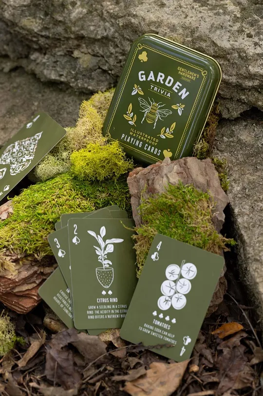 zelená Hracie karty Gentlemen's Hardware Gardeners Tips