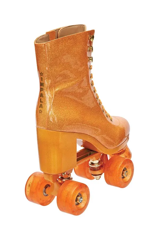 Kolieskové korčule Impala Sparkle Orange High Heel Rollerskates x Marawa : Hliník, Nylón, Polyuretán, PVC