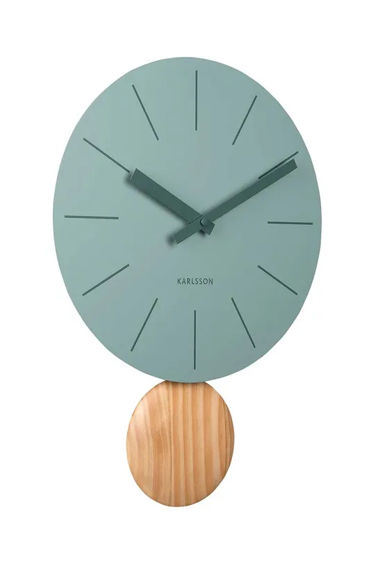 Настінний годинник Karlsson Arlo зелений