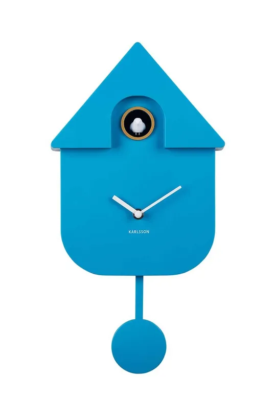 блакитний Настінний годинник Karlsson Modern Cuckoo Unisex