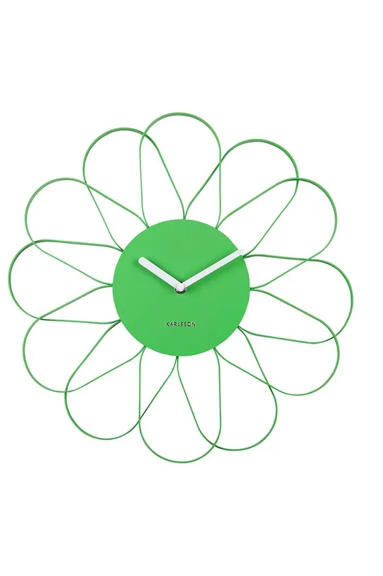 зелений Настінний годинник Karlsson Arkis Unisex