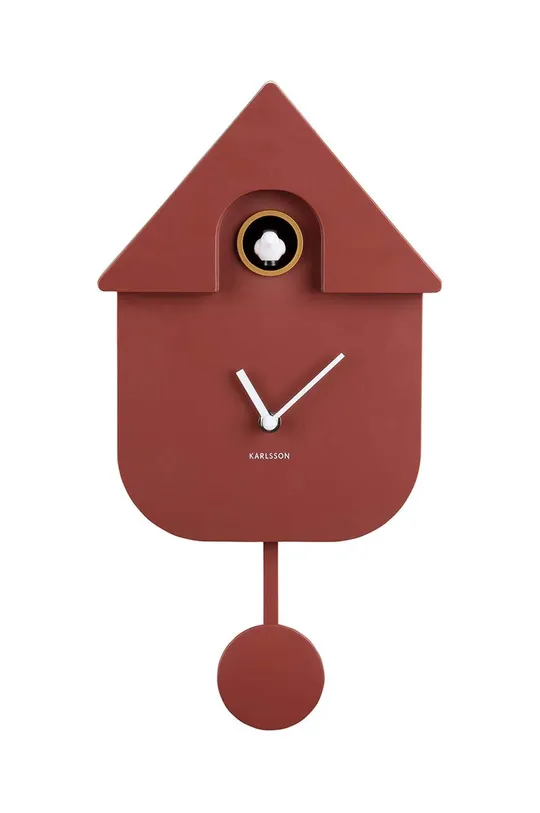 красный Настенные часы Karlsson Modern Cuckoo Unisex