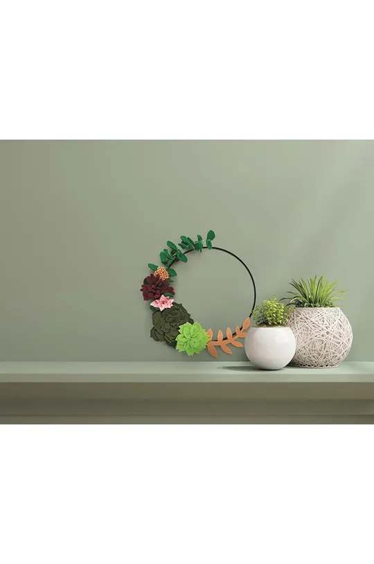 Набір для створення декорації diy Graine Creative Ma couronne de succulentes барвистий