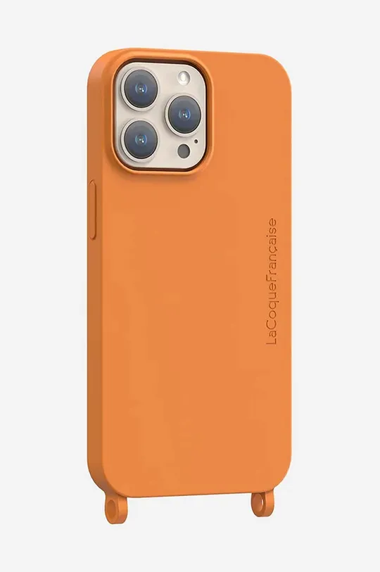 Puzdro na mobil LaCoqueFrançaise iPhone 15 PRO oranžová