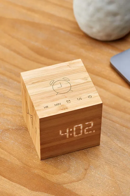 Stolové hodiny Gingko Design Cube Plus Clock