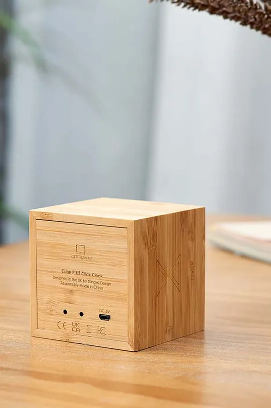 Gingko Design orologio da tavola Cube Plus Clock