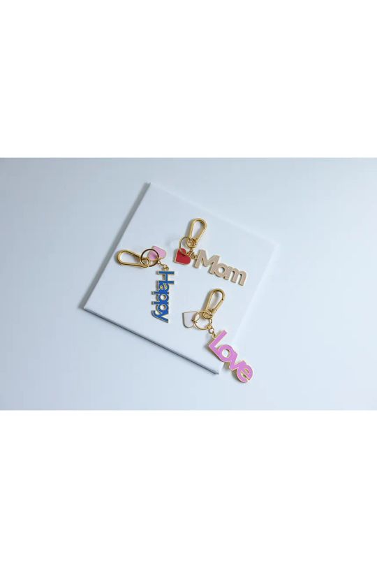 Obývacia izba a spálňa Kľúčenka Design Letters Key ring & Bag tag 30302001DPILOVE viacfarebná