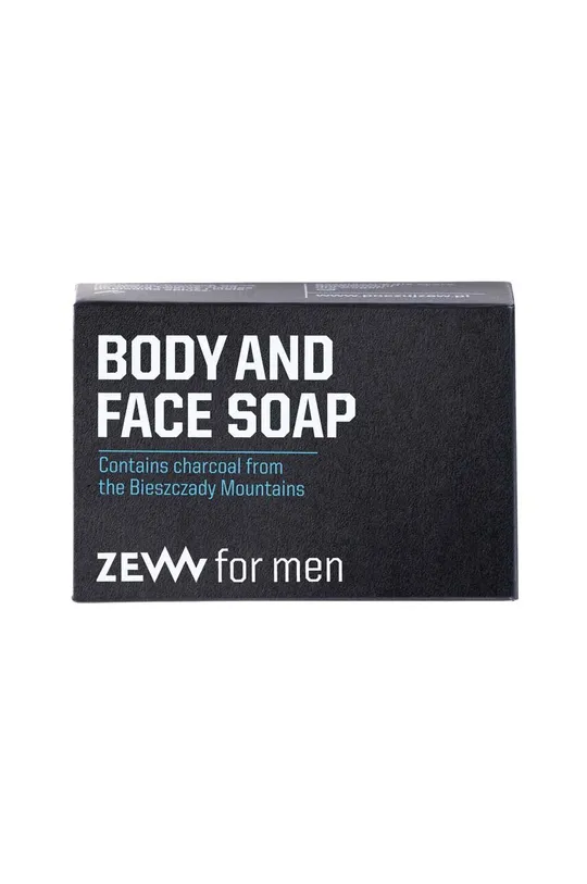 Мыло для лица и тела с древесным углем ZEW for men 85 ml мультиколор