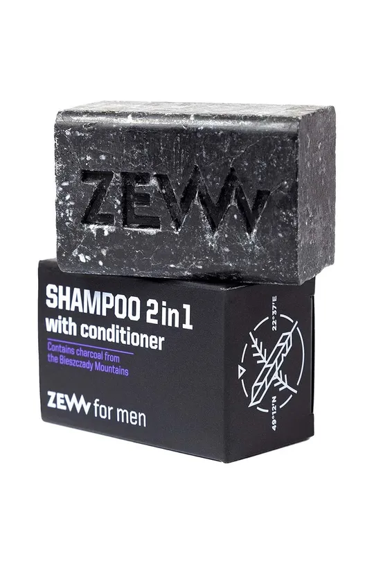 πολύχρωμο Σαμπουάν και μαλακτικό 2 σε 1 ZEW for men με ξυλάνθρακα από το Bieszczad 85 ml Ανδρικά