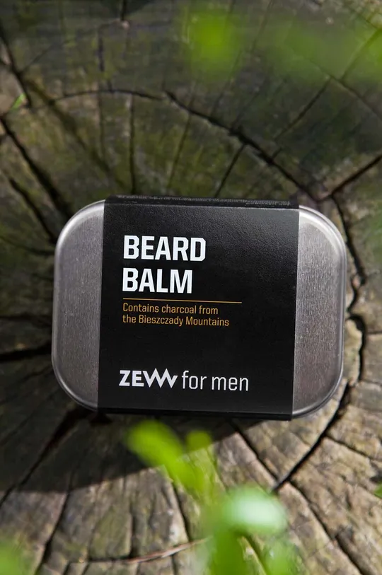 Бальзам для бороды с древесным углем ZEW for men 80 ml 