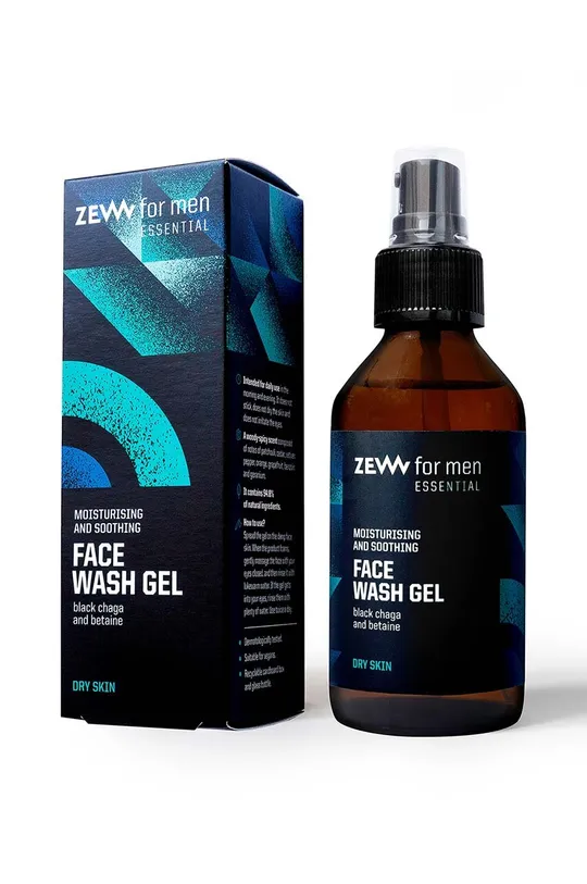 viacfarebná Gél na umývanie tváre ZEW for men hydratačný a upokojujúci 100 ml Pánsky